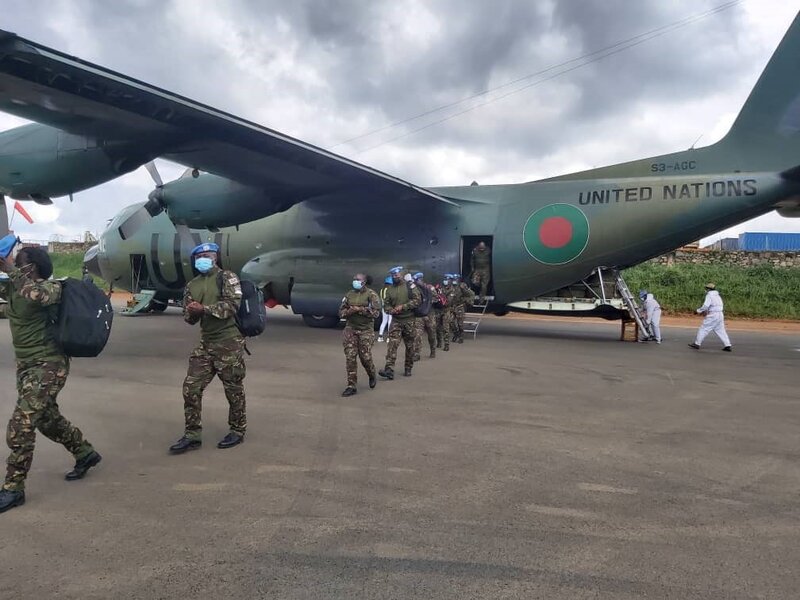 Arrivée des troupes du Kenya à Beni