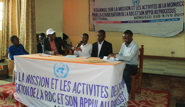 En marge des 15 ans de Radio Okapi, le Bureau de l’Information Publique de la MONUSCO/Bukavu échange avec élèves et étudiants