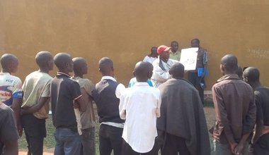 La MONUSCO sensibilise les prisonniers de Fizi et d’Uvira sur le Vih/Sida.