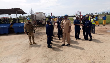 Le Chef de la Police MONUSCO sur le terrain dans l’Est du pays