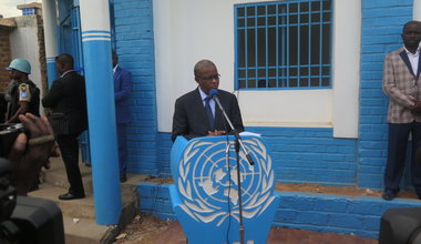 Lubumbashi : Maman Sidikou inaugure un Qips lors de sa toute première visite dans la capitale cuprifère.