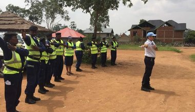 La MONUSCO appuie la Police de la Circulation Routière de Béni pour réduire les accidents routiers