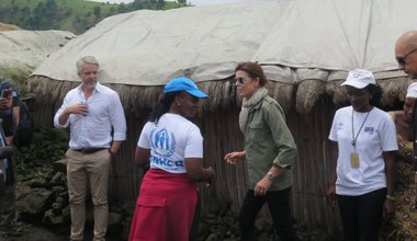Visit of Princess Caroline of Monaco and Brazilian Ambassador to Kitchanga
