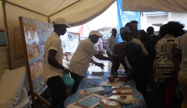 The HIV/AIDS Section of MONUSCO leads in the promotion of activities that connect shifting attitudes to HIV prevention among the youths in Goma