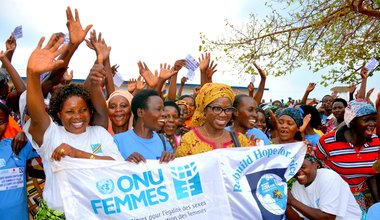 En visite au Sud-Kivu, la nouvelle Représentante de l’ONU Femmes en RDC se dit satisfaite du travail de son Agence en faveur des femmes.