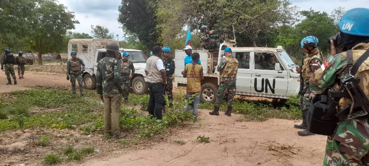 Les casques bleus indonésiens déployés temporairement dans cette zone de Kabeya Mayi au Tanganyika
