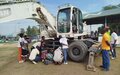 Bunia: Peacekeepers train 35 youth in operating excavators