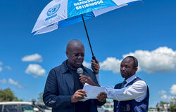Cérémonie de retour à la vie civile et réinsertion sociale des ex-combattants par le Programme national de Désarmement, Démobilisation, Relèvement communautaire et Stabilisation (PDDRC-S) et de la MONUSCO.