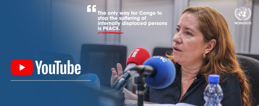 “The only way for Congo to stop the suffering of internally displaced persons is peace”.