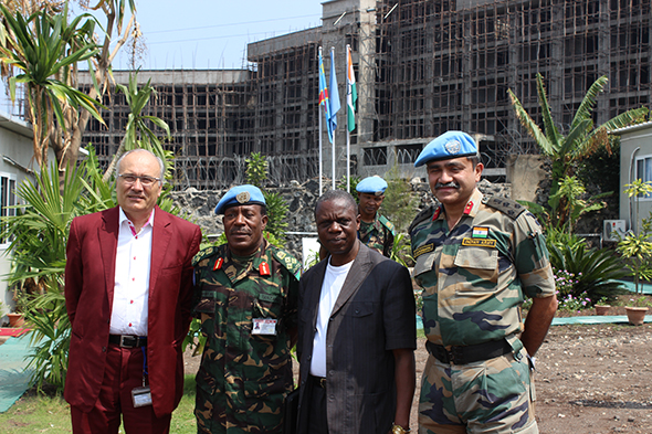 Le Commandant de la Brigade d'intervention a rencontré hier, à Goma, la société civile du Nord Kivu