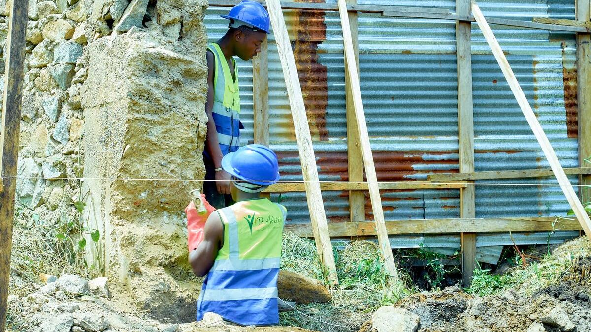 Un mur de clôture en bon état