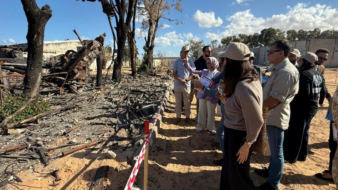 UN and Italy review progress on clearing Misratah blast site 