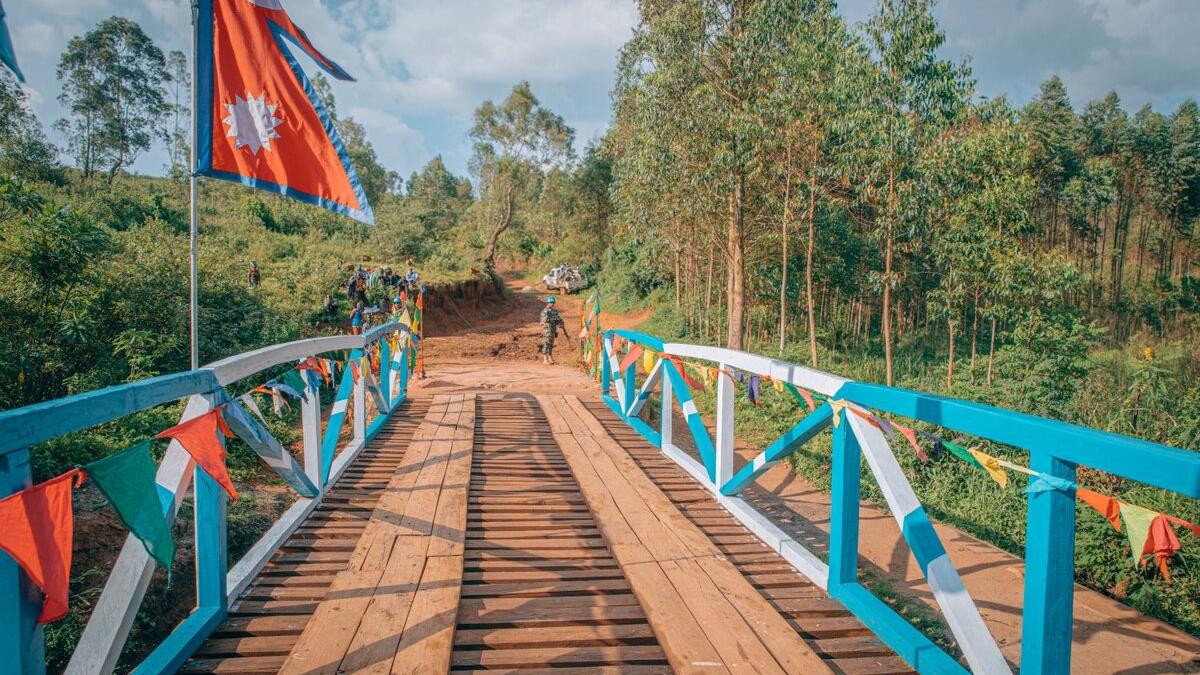 Une structure de pont.