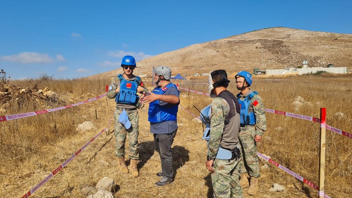 UNIFIL resumes humanitarian demining in south Lebanon