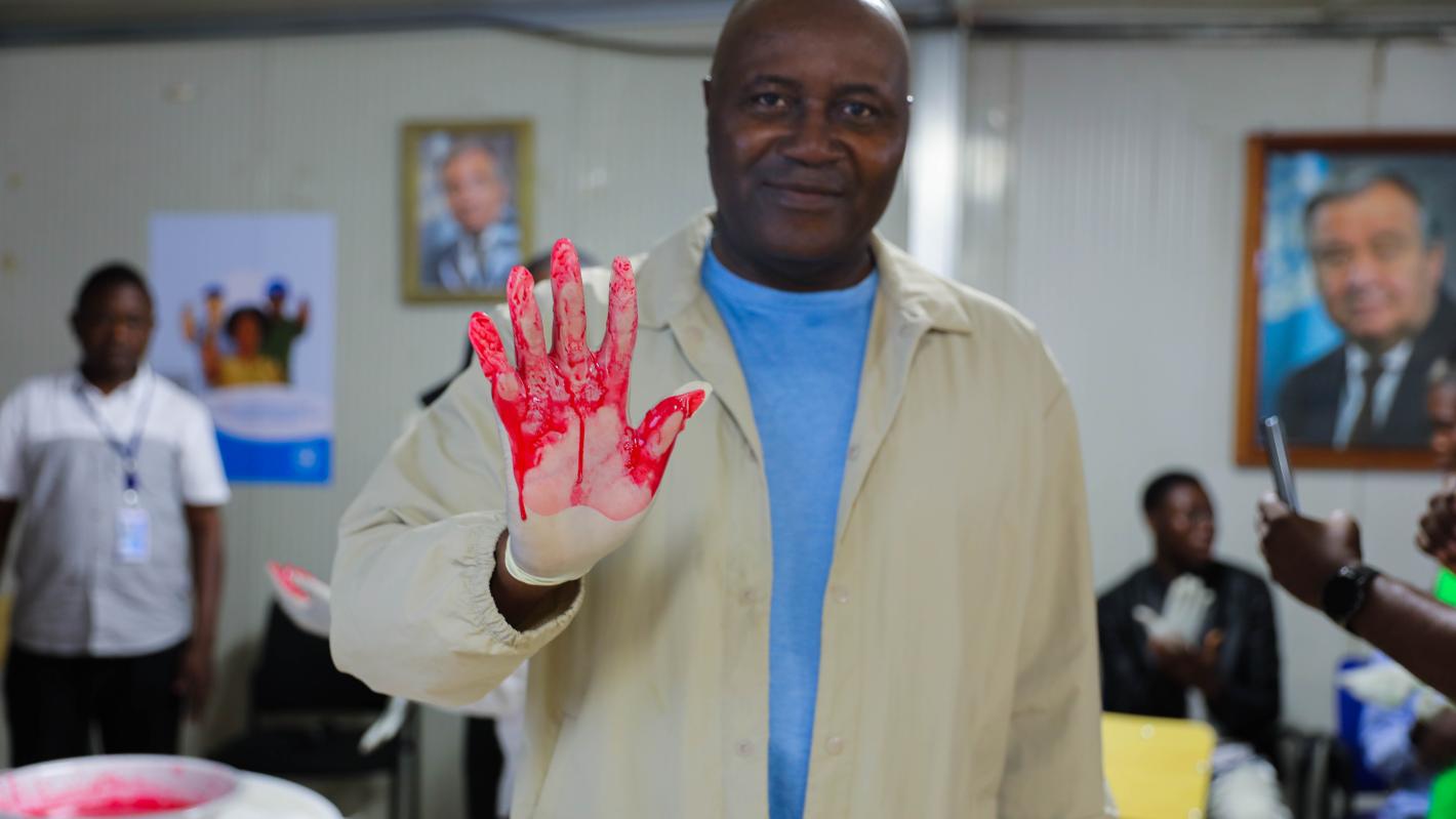 Between December 2025 and mid-January 2026, MONUSCO documented a significant decrease in serious violations of children's rights, while simultaneously intensifying its prevention efforts. Photo MONUSCO ©Didier Vignon Dossou-Gbakon