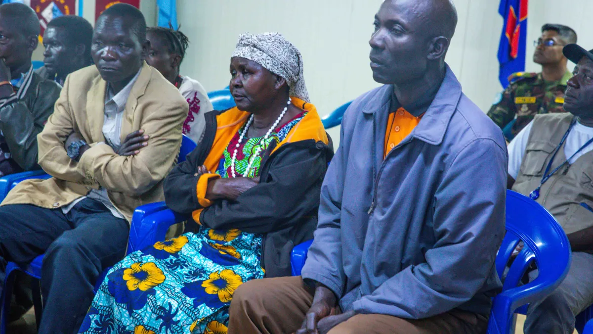 Authorities and displaced persons commend MONUSCO’s efforts to protect civilians in Fataki (Ituri)