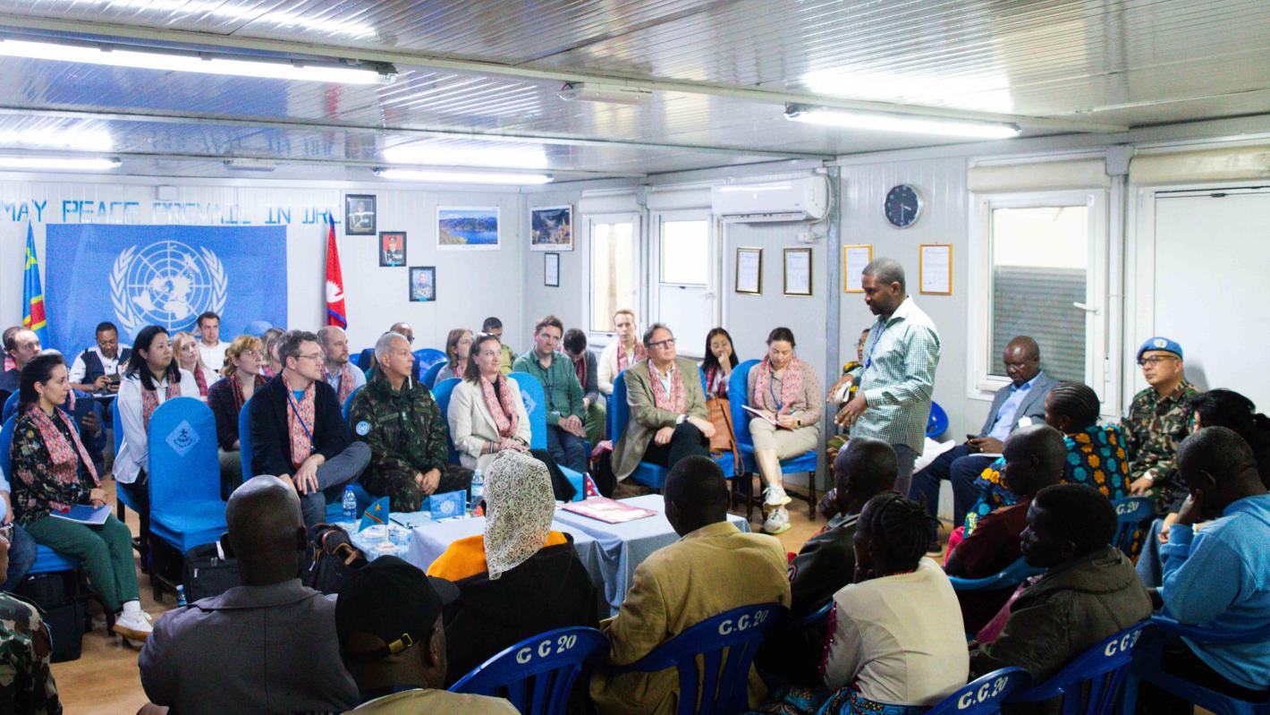 Authorities and displaced persons commend MONUSCO’s efforts to protect civilians in Fataki (Ituri)