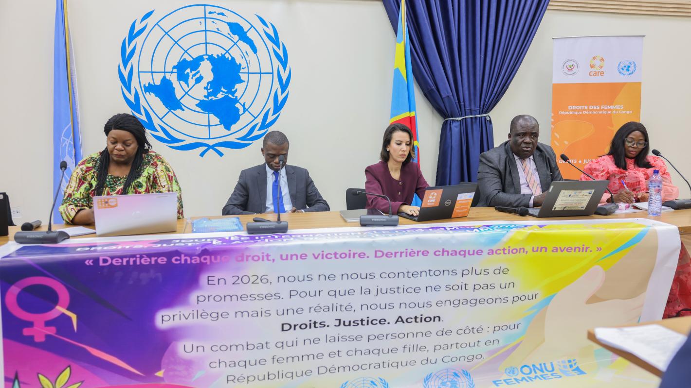 About 100 women participated in an awareness-raising workshop on gender equality and the rights of women with disabilities organized by MONUSCO’s Gender Section. ©Photo Jean-Claude Wenga