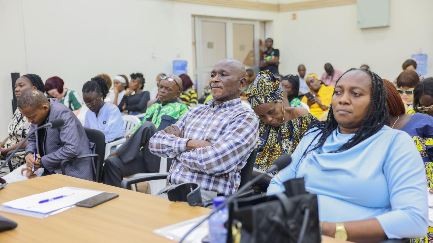 Une centaine de femmes ont participé à un atelier de sensibilisation sur l’égalité de sexe et les droits des femmes vivant avec un handicap organisé par la section Genre de la MONUSCO. ©Photo Jean-Claude Wenga