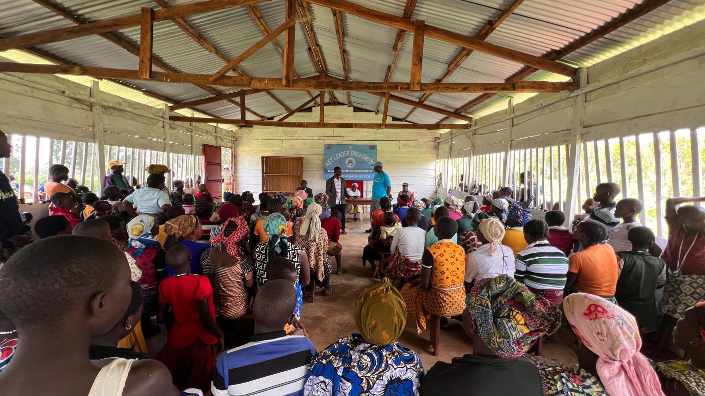 Les différentes composantes de la MONUSCO multiplient les activités de sensibilisation pour encourager la participation des femmes à la vie sociale et communautaire, tout en renforçant leur protection ainsi que celle des enfants.