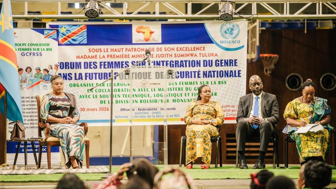 Au sein des Forces armées de la RDC, les femmes représentent 2,13% d’officiers généraux.  Ce chiffre tombe à 0,03% au sein de la Police nationale congolaise.