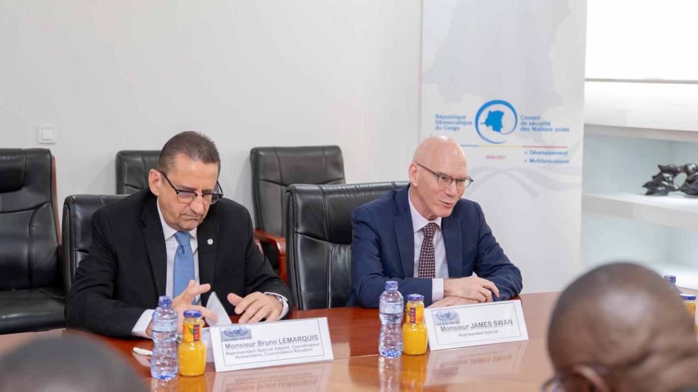 MONUSCO Head James Swan meets Minister of Foreign Affairs. 6ad94a0e-27d5-4d46-b21f-a2a40260cf06.jpeg