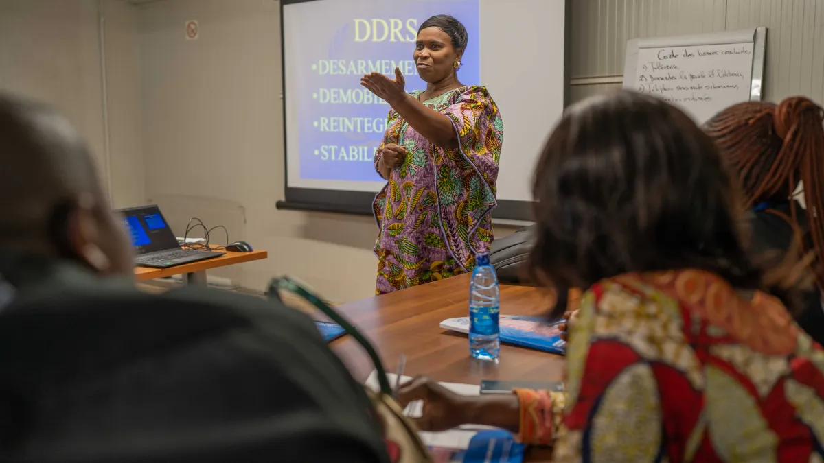 Participants in this activity came from the territories of Nyiragongo, Rutshuru, Masisi, as well as from the city of Goma, where armed groups are still operating. 