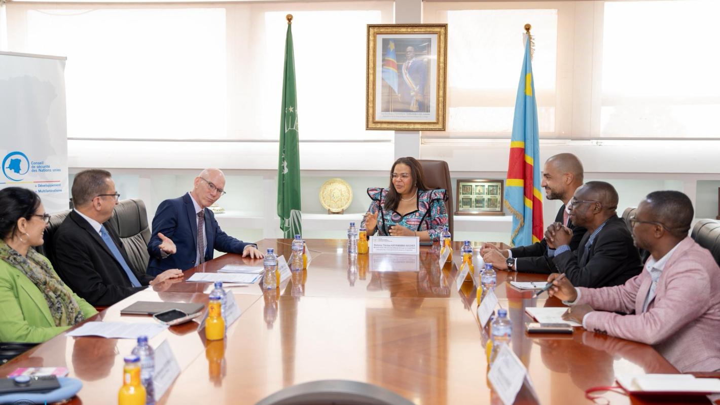 MONUSCO Head James Swan meets Minister of Foreign Affairs. dc4ac3e8-6b15-494e-a0a5-cbd70b3a0457.jpeg