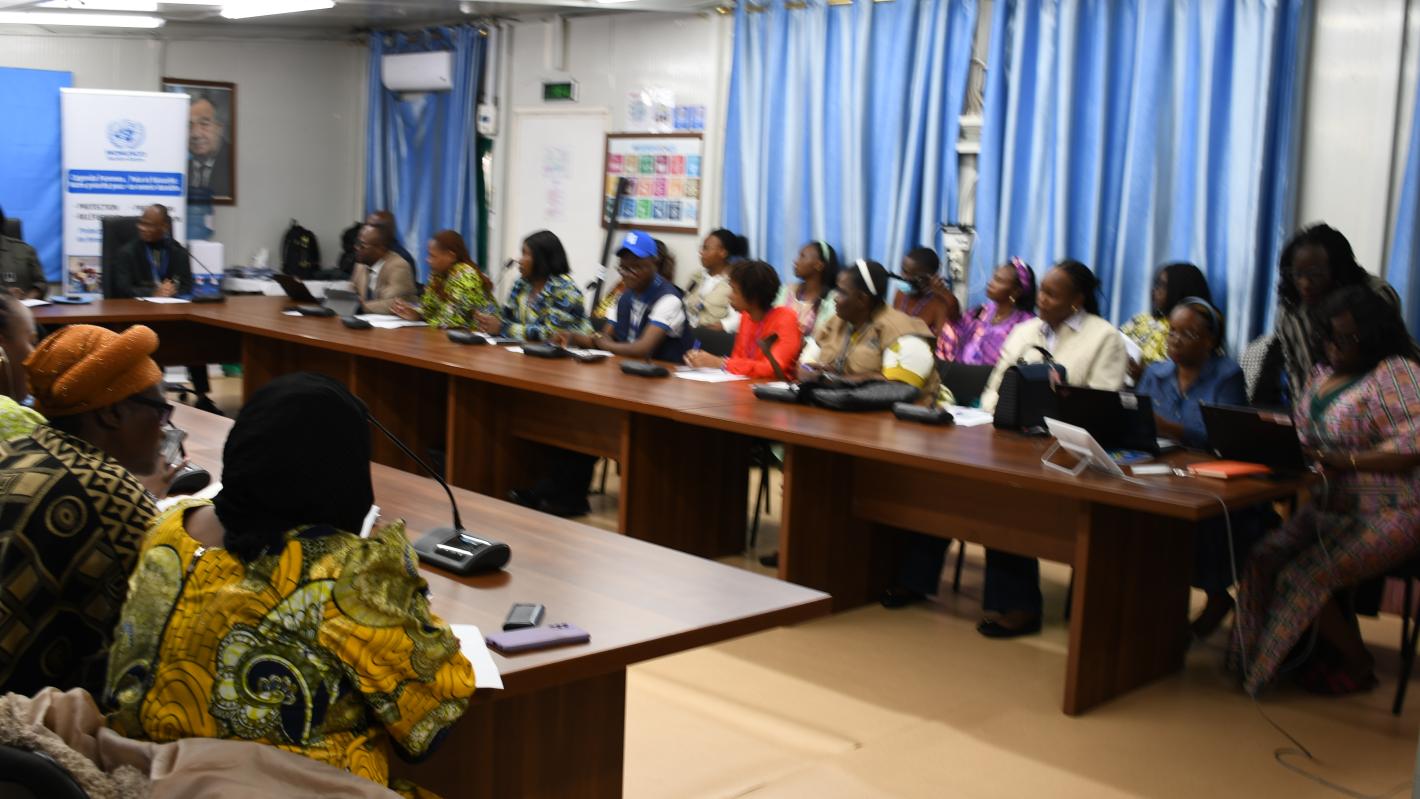 Une soixantaine de femmes de Goma ont participé le 25 mars au forum provincial sur la participation des femmes au processus de paix organisé par la section Genre de la MONUSCO.