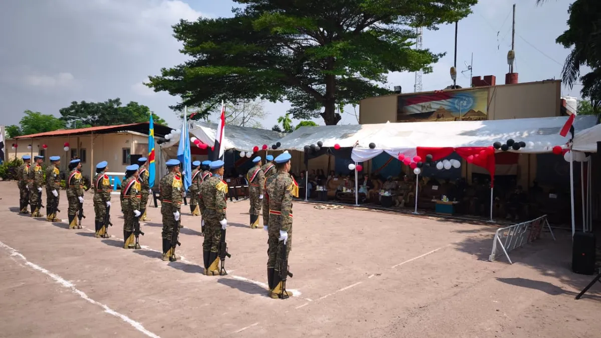 180 UN police officers, including 22 women, deployed since April 2025 within MONUSCO, were awarded the United Nations Peace Medal.