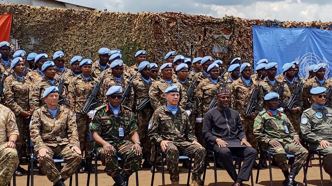 Des casques bleus sud-africains ont été décorés de la médaille des Nations Unies en hommage à leur contribution aux efforts de paix en RD Congo. 