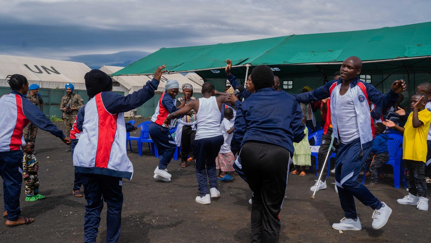 At Mubambiro, James Swan highlights the importance of disarmament and reintegration for peace in eastern DRC