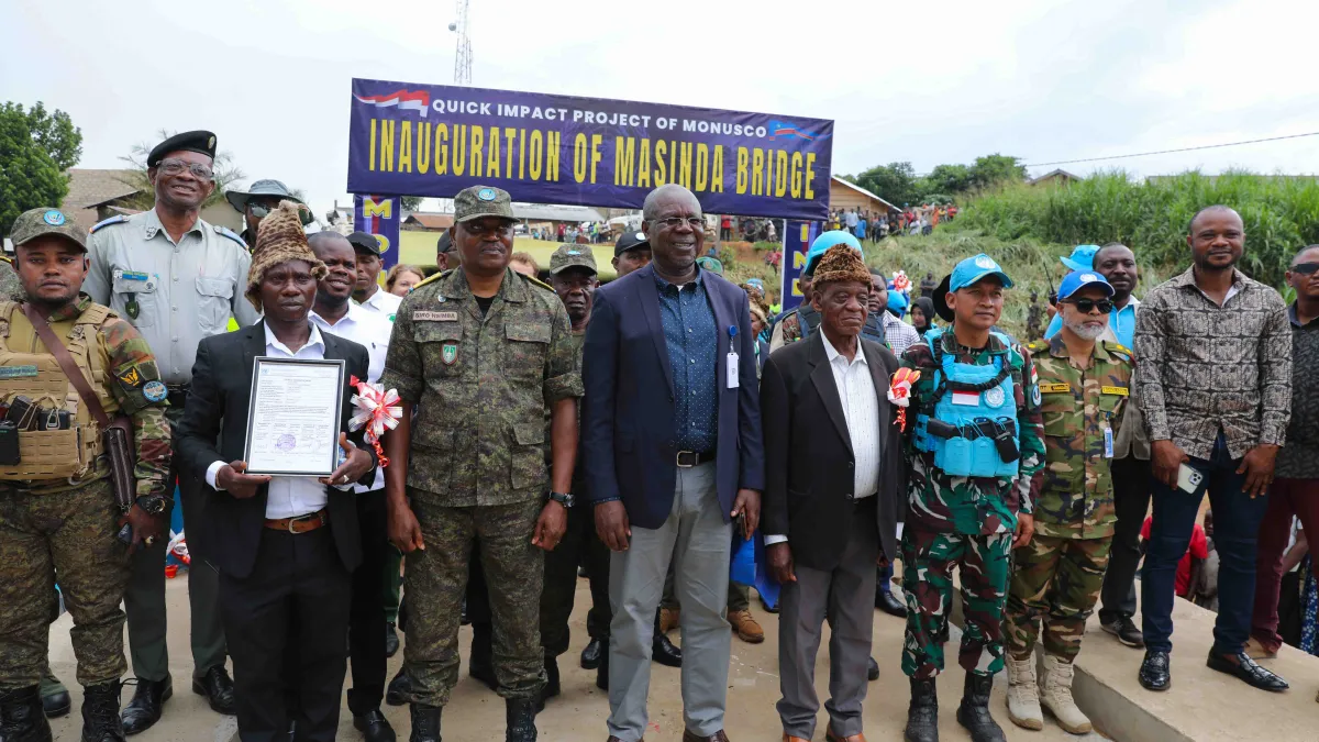 The security dimension of this project is fully aligned with MONUSCO’s efforts to strengthen the protection of civilians.