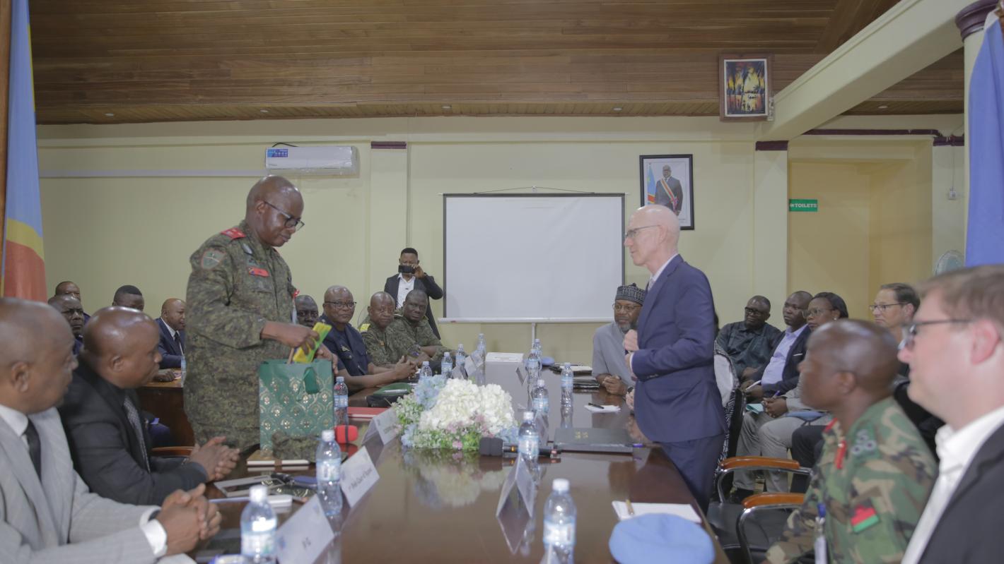  James Swan en visite de terrain pour renforcer l’appui à la protection des civils