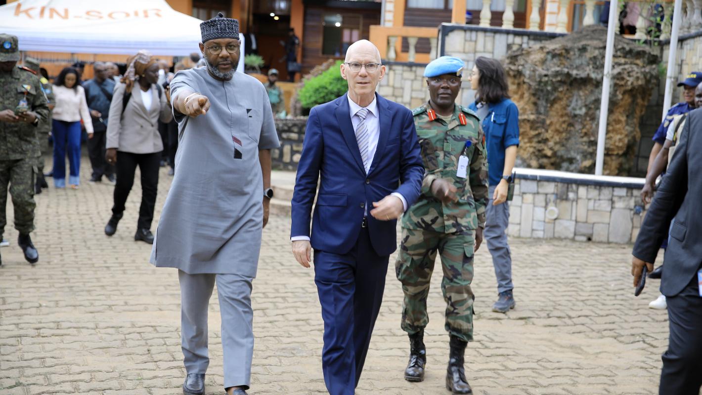  James Swan en visite de terrain pour renforcer l’appui à la protection des civils