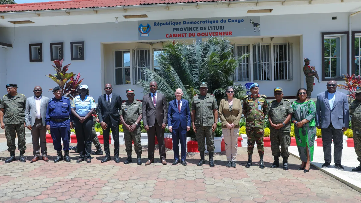 Le chef de la MONUSCO a rencontré mercredi 22 avril 2026 le gouverneur de l’Ituri, général Johnny Luboya.
