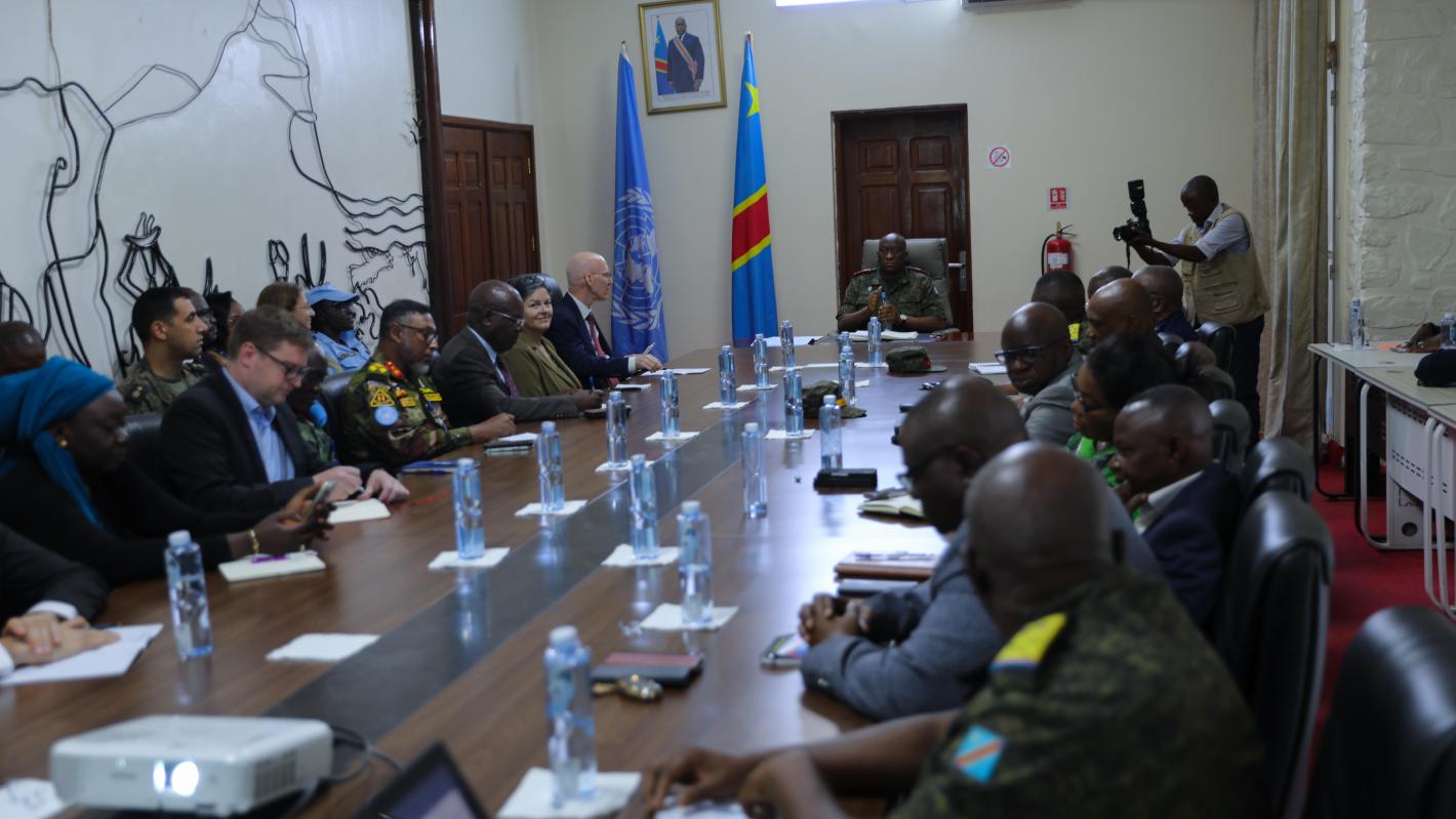 Le chef de la MONUSCO a rencontré mercredi 22 avril 2026 le gouverneur de l’Ituri, général Johnny Luboya.