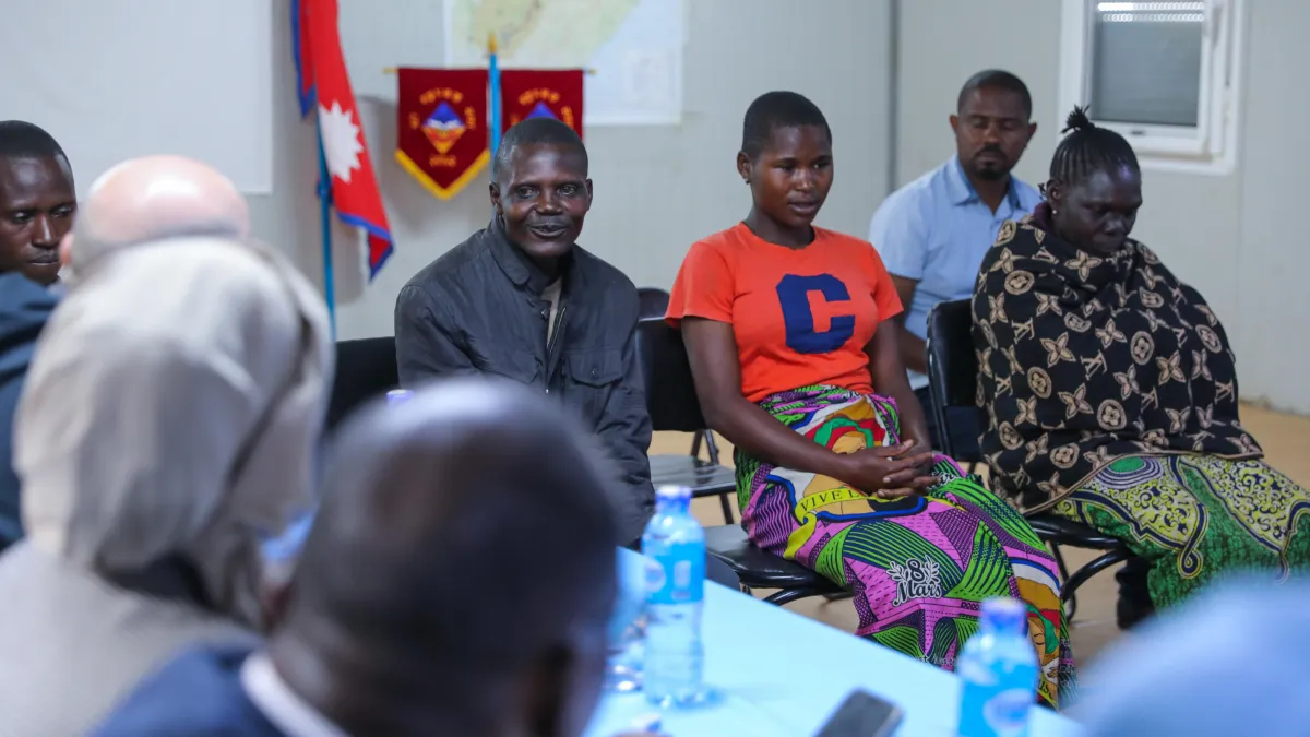 In Fataki, James Swan engages with displaced communities and local authorities