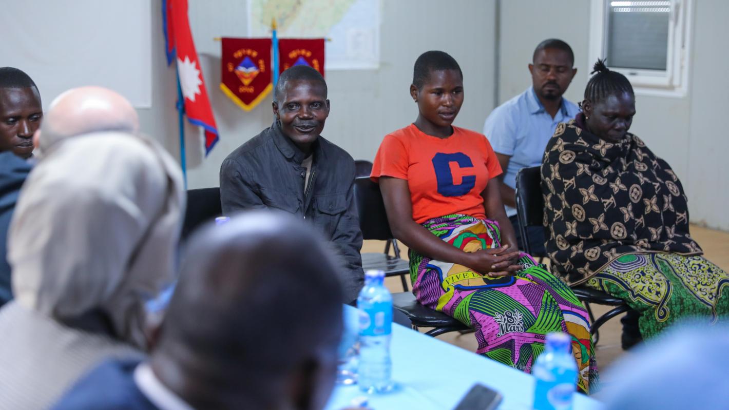 In Fataki, James Swan engages with displaced communities and local authorities