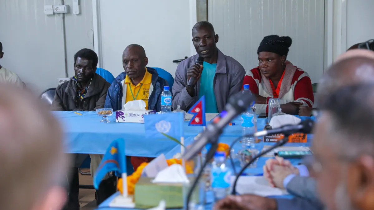 Across the province, several hundred thousand displaced persons are living in sites or near MONUSCO positions, seeking protection and stability.
