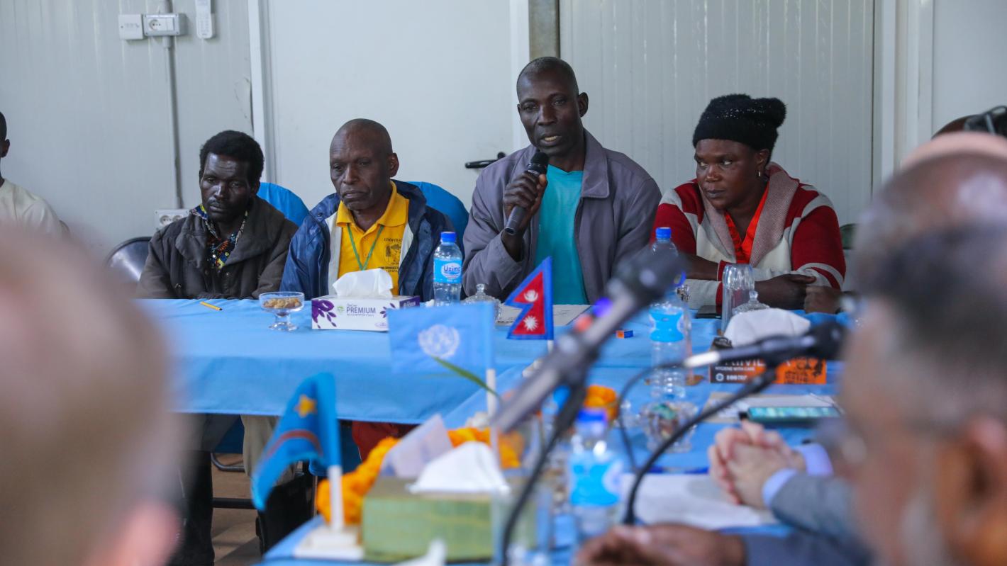 Across the province, several hundred thousand displaced persons are living in sites or near MONUSCO positions, seeking protection and stability.