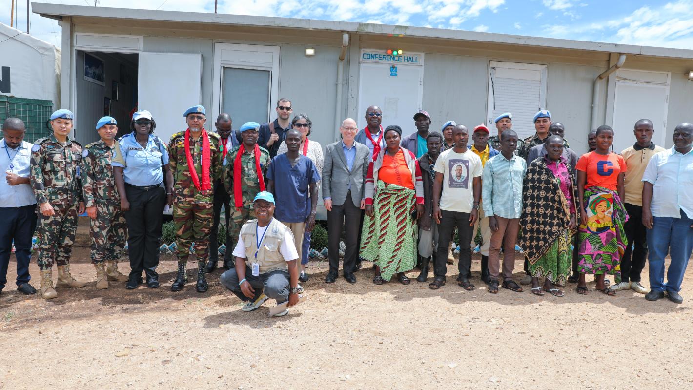 In Fataki, James Swan engages with displaced communities and local authorities