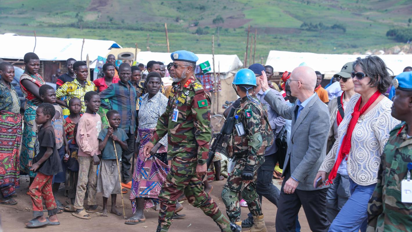 In Fataki, James Swan engages with displaced communities and local authorities