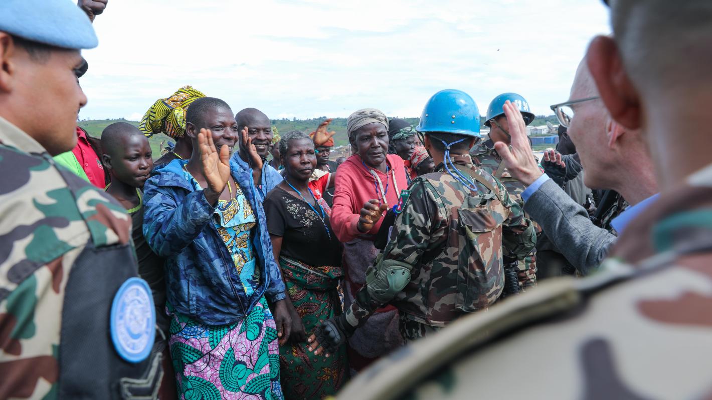 In Fataki, James Swan engages with displaced communities and local authorities