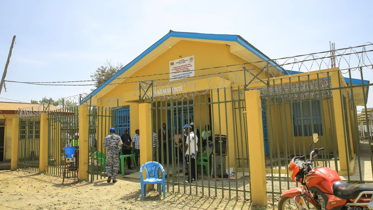 The hospital pavilion in Beni The hospital pavilion in Beni