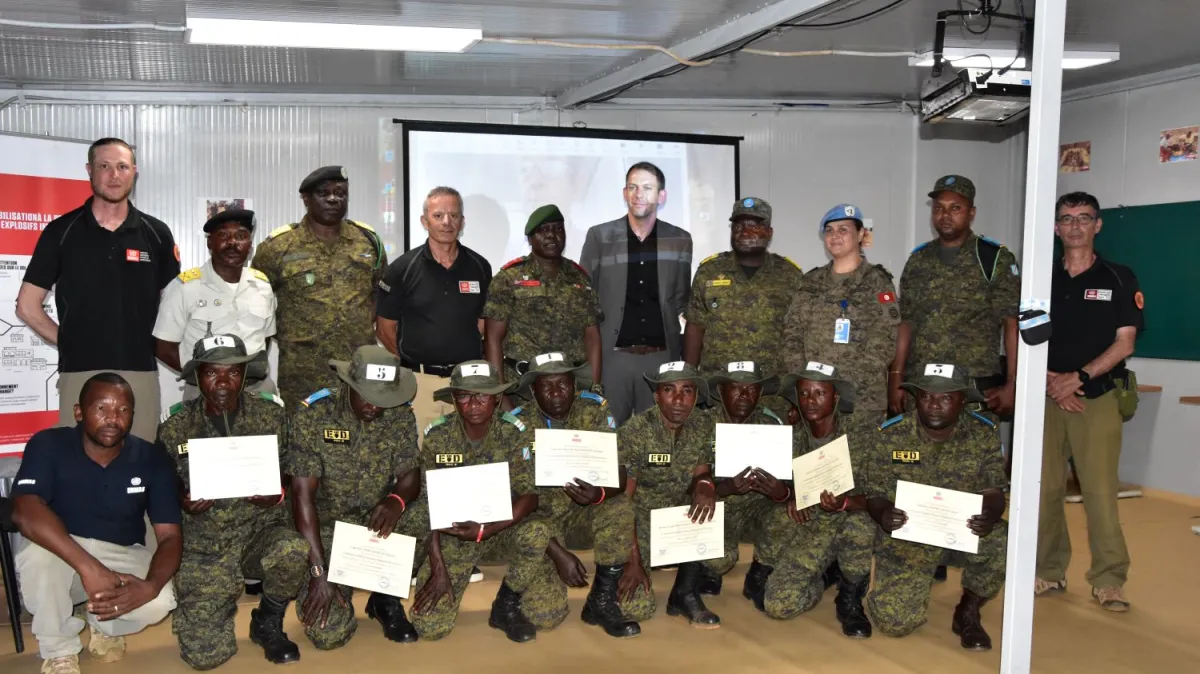 la MONUSCO ouvre un centre de formation au déminage à Beni
