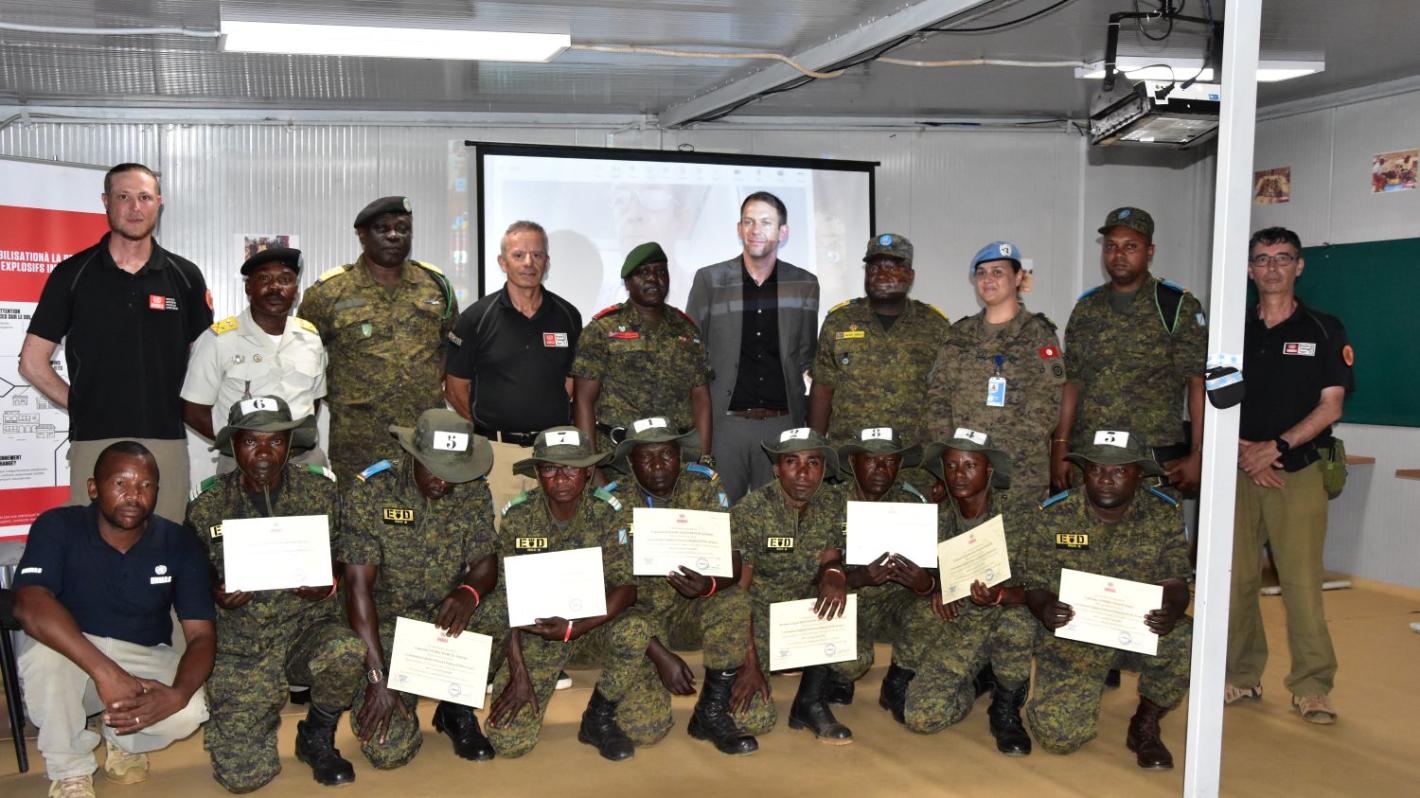 la MONUSCO ouvre un centre de formation au déminage à Beni