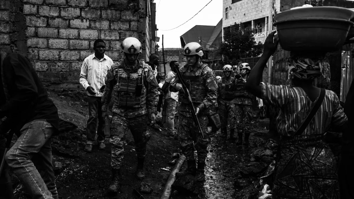 incendie à Goma