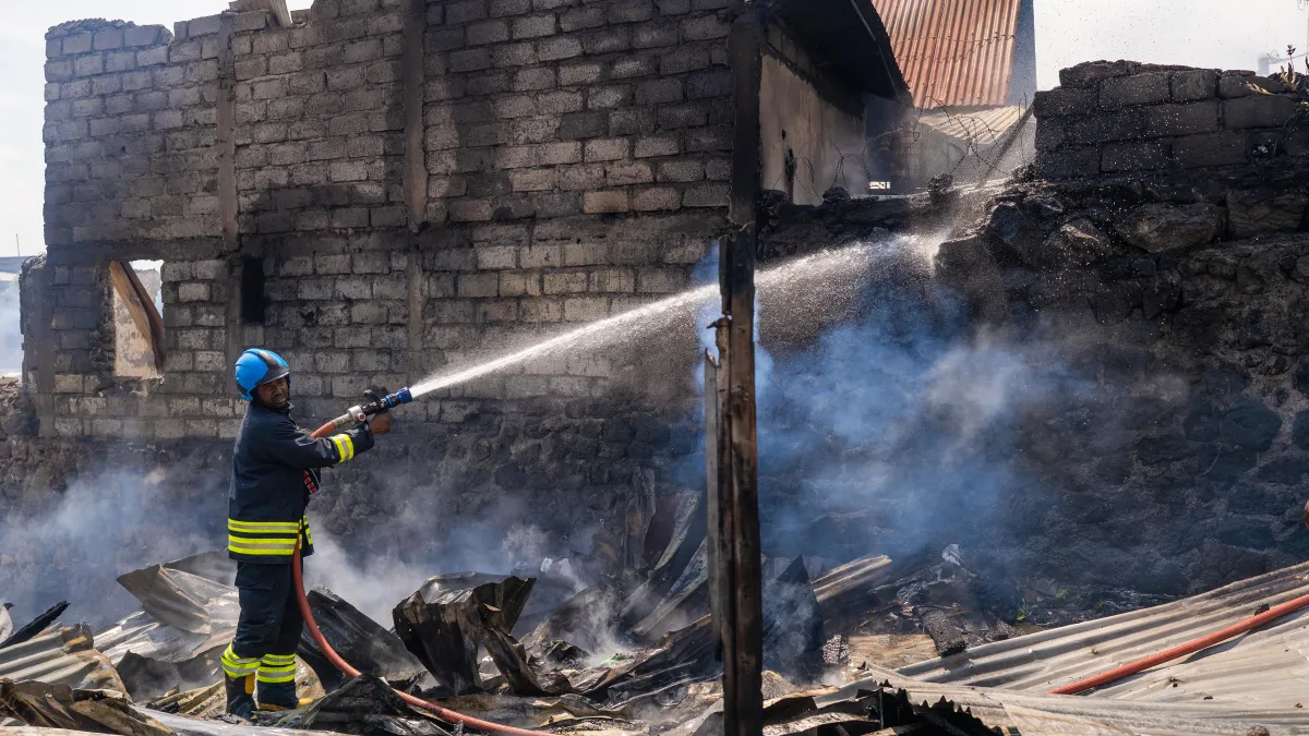 Fire In Goma 
