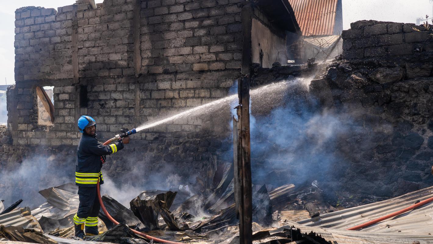 Fire In Goma 